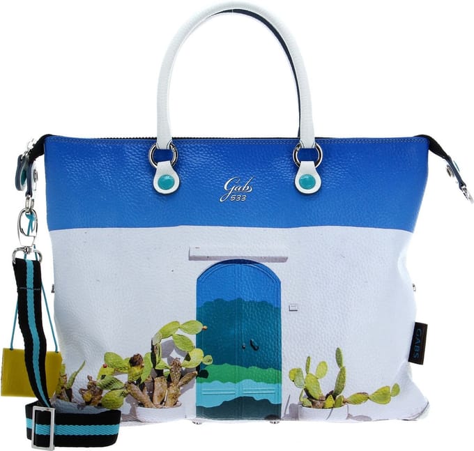Gabs Leren Schoudertas G3 Plus Holiday Bag Porta Blu Veelkleurig