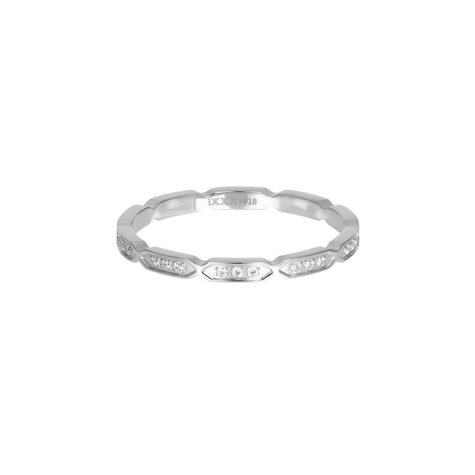 Fame-Noor-Zilverkleurig-Dames Ring