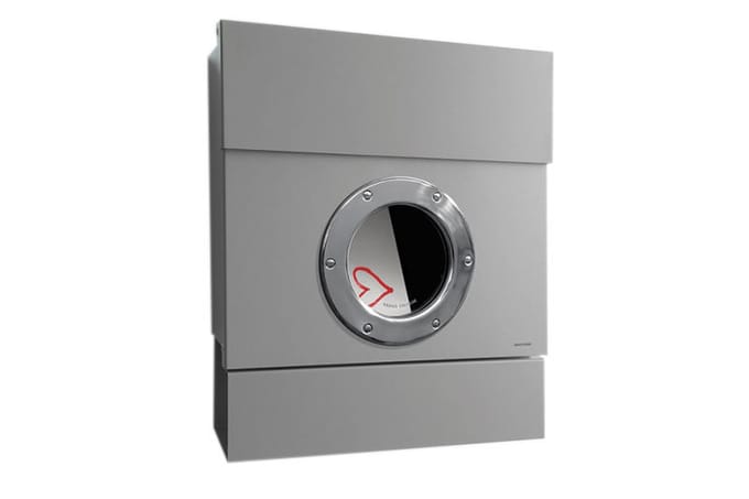 Radius - Letterman brievenbus 2 - zilver