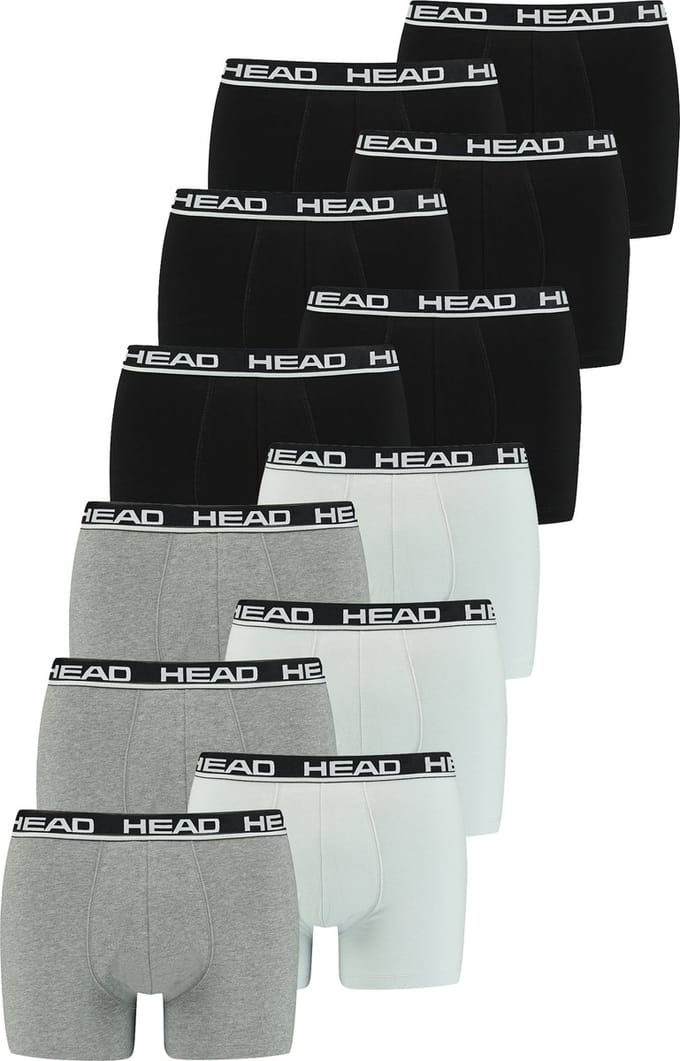 BOXERS Set van 12 stuks Head Basic Boxerbroek voor heren, shorts, ondergoed, ondergoed