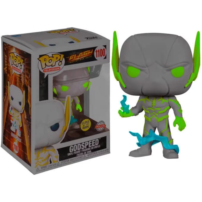 Funko POP - DC Comics The Flash #1100 Godspeed - Glow In The Dark Exclusive Special Edition