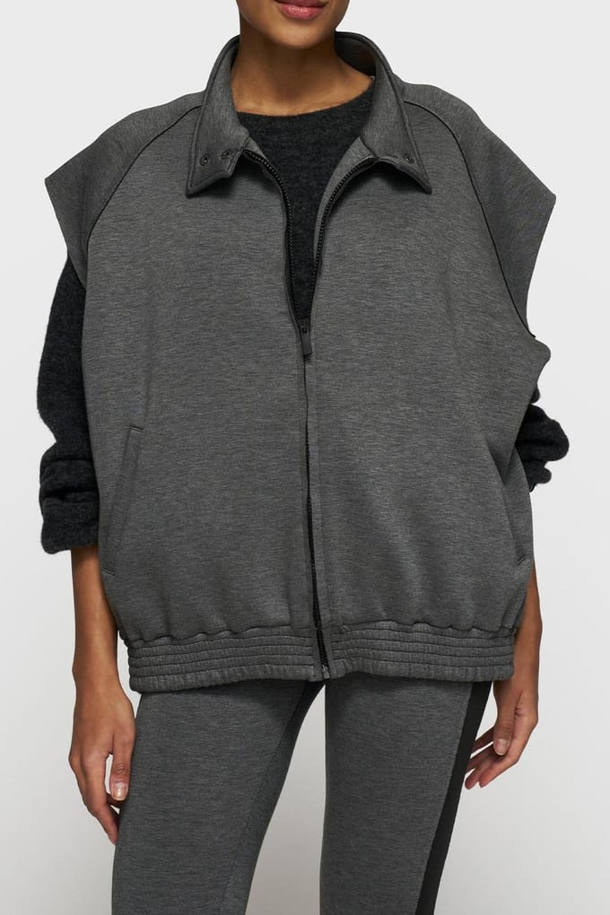 10DAYS Oversized Vest Scuba Antra Melee Größe: M | Gilets Outlet | Damen
