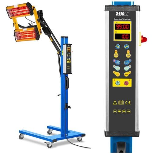 MSW Infrarood lakdroger - 2.200 W - 2 stralers - digitale display 10060342