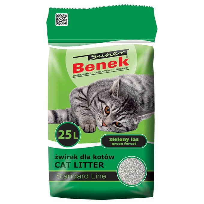 Super Benek Green Forest - Dubbelpak 2 x 25 l (40 kg)