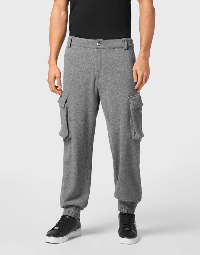 Cashmere Long Trousers Cargo Fit