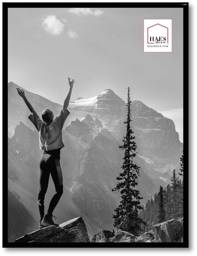 HAES DECO - Kunststof fotolijst 30x40 zwart Easy Frame - EF5B