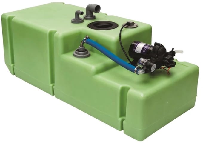 VETUS Drinkwatertank 42 liter met 24V Pomp | DWSC04224