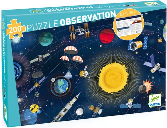 DJECO observatie puzzel Space 6jr+/ 200 stks