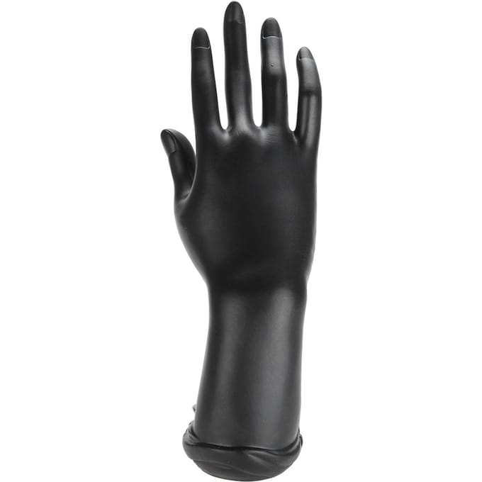 Hars Mannequin Hand Vinger Sieraden Ring Armband Display Houder Rek(Hars Zwart) black