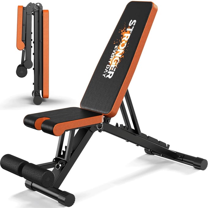 UrbanSelect - FitnessBank - Verstelbaar - Compact ontwerp