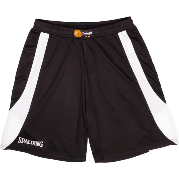 Spalding Jam Basketbalshort Heren - Zwart / Wit | Maat: 3XL