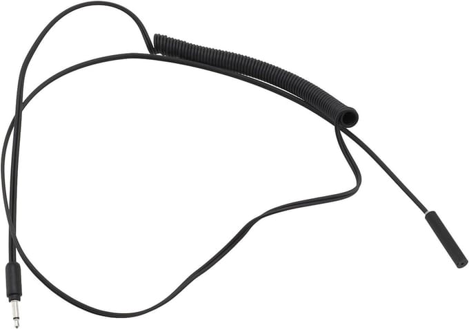 Hometrainer Sensor - Fiets Snelheidskabel - Fitness Data - DC Audio Connector - 116 cm Lengte - Zwart