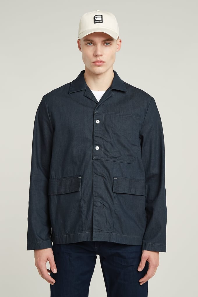 G-Star Marseille Blazer Raw Denim Größe: M | Blazer Outlet | Herren | Blau