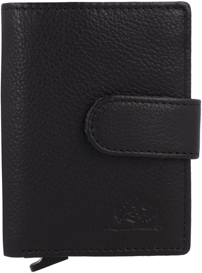 Greenburry Kings Nappa Portemonnee Leer 7.5 cm - Jongens - Horizontaal - black