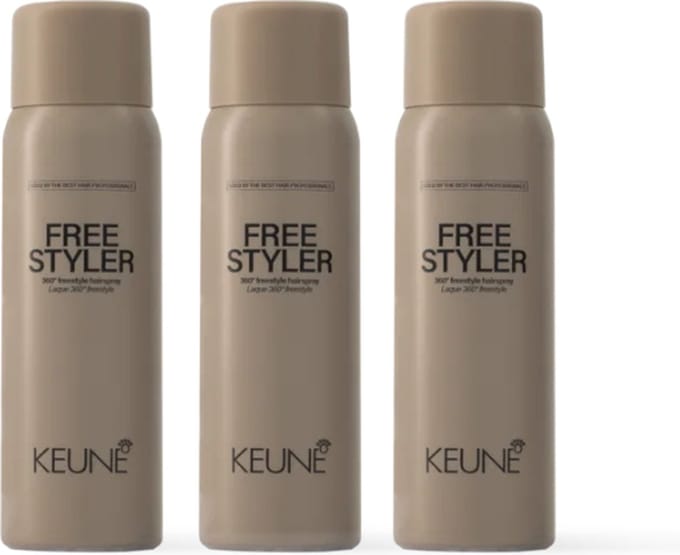 3 stuks - Keune - Freestyler - Freestyle Spray 75 ml