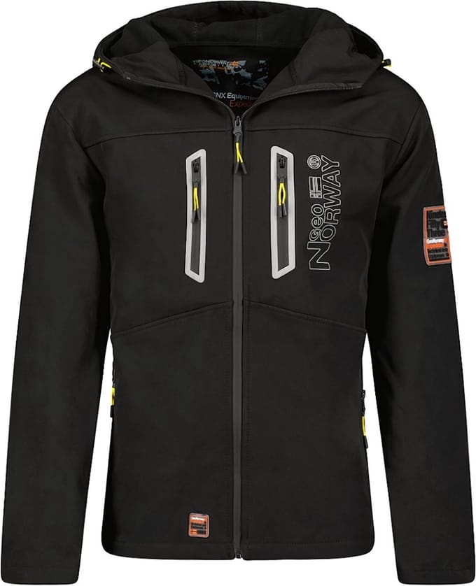 Geographical Norway Softshell Jas Heren Trevar Zwart - S