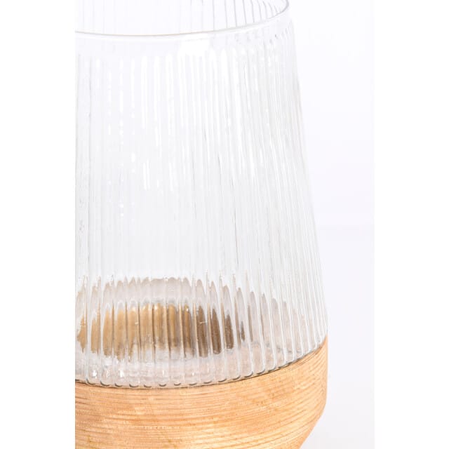 Light & Living - Windlicht MINAS - Ø22x30cm - Bruin