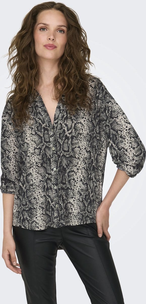 JDY - JDYZOEY L/S V NECK BUTTON SHIRT JRS ATK - Dames - Blouses