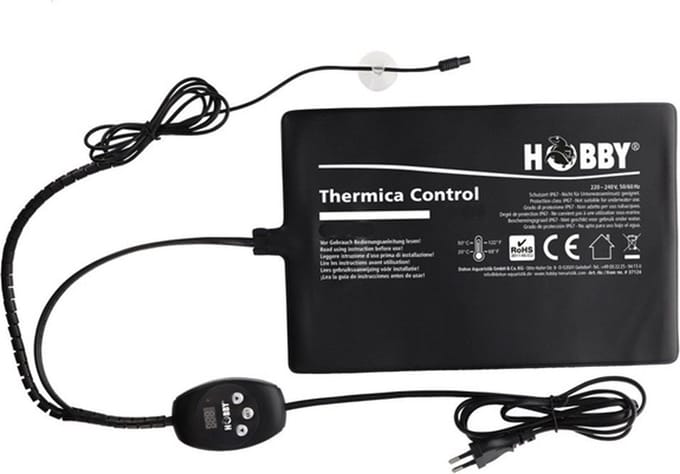 Hobby Terrarium Thermica Control warmtemat 11W met digitale temperatuurregelaar