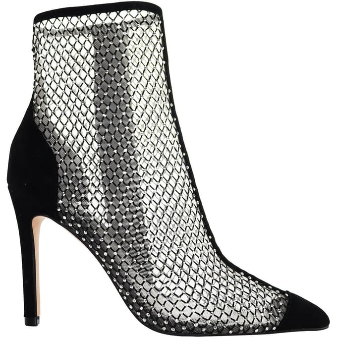 Ted Baker Junapah Crystal Mesh Dames Zwarte Laarzen