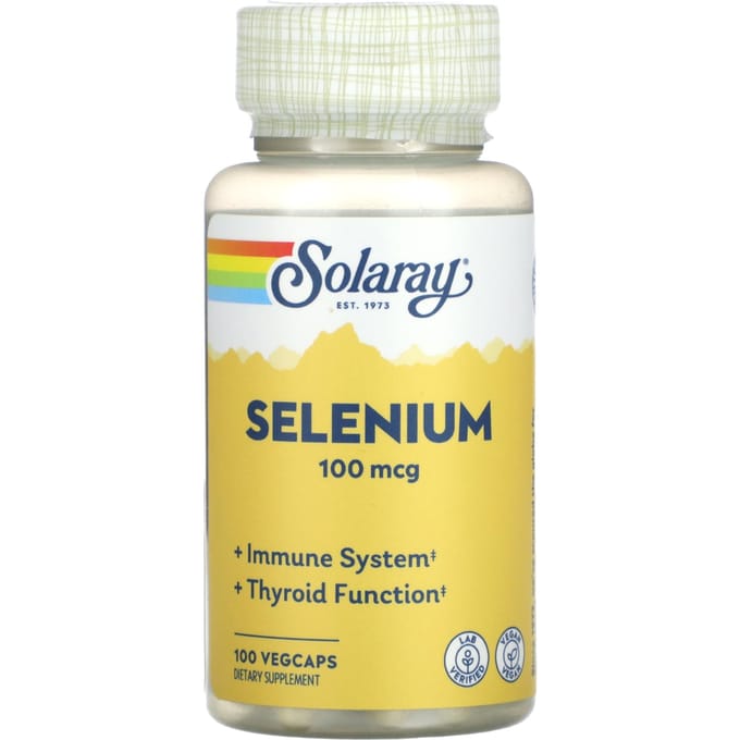 Selenium, 100 mcg, 100 vegetarische capsules