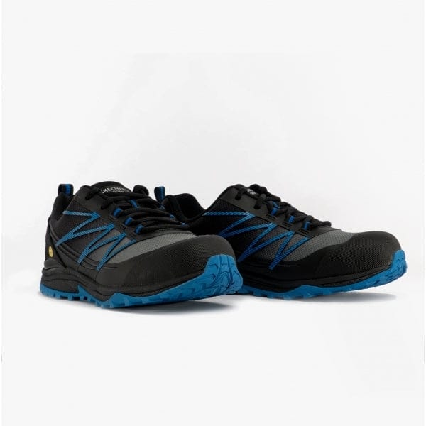 PUXAL Heren Veiligheidsschoenen Zwart/Blauw