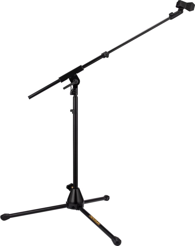 HERCULES Stands HCMS-520BPRO microfoonstandaard, PRO-serie 67,9 cm, telescopische arm, driepoot, drums, versterkers