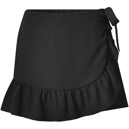 ESMARA Dames broekrok met crêpe-structuur (Zwart, L (44/46))