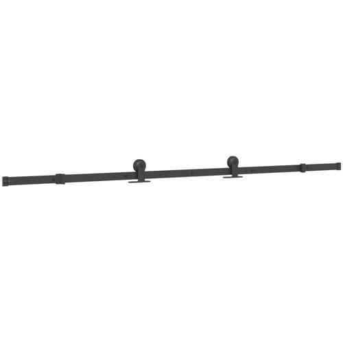 vidaXL - Schuifdeur - NARVIK - Naturel - en - Zwart - 80 - x - 210 - cm - (213,5 - cm)