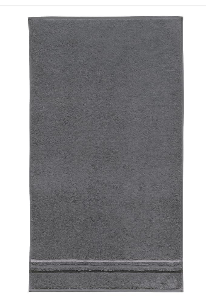 Gastenhanddoek Skyline Color 30x50 antraciet - SCHIESSER Home 30*50