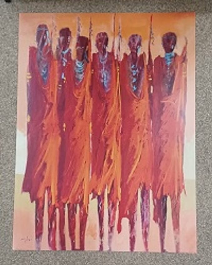 poster PGM Giorgio Melzi - Massai II 60 x 80 cm