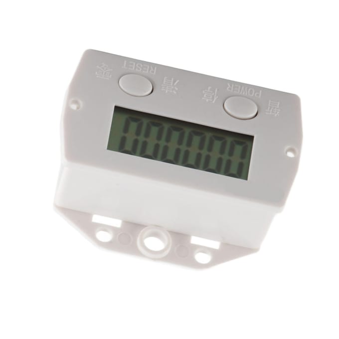 Compteur numérique pour machine à tricoter Électronique 0‑999999 Chiffre avec interrupteur à induction magnétique gray