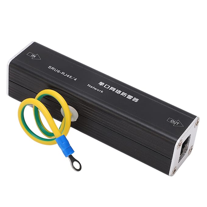 Ethernet Overspanningsbeveiliging RJ45 Bliksembeveiliging Donderafleider voor Bescherming 5V