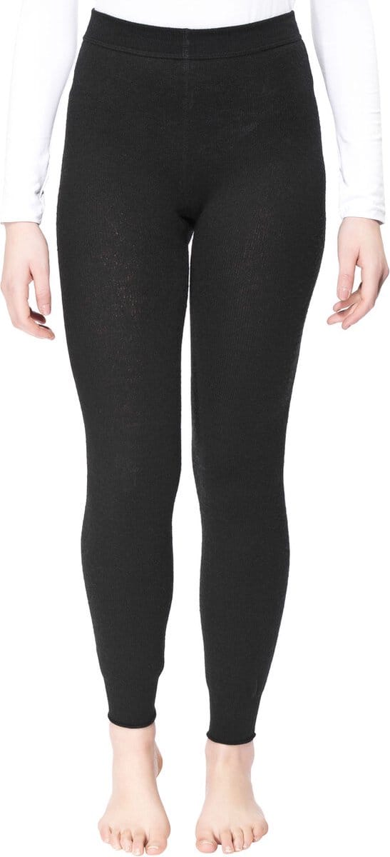 Woolpower Long John 200 merino ondergoed zwart Maat M