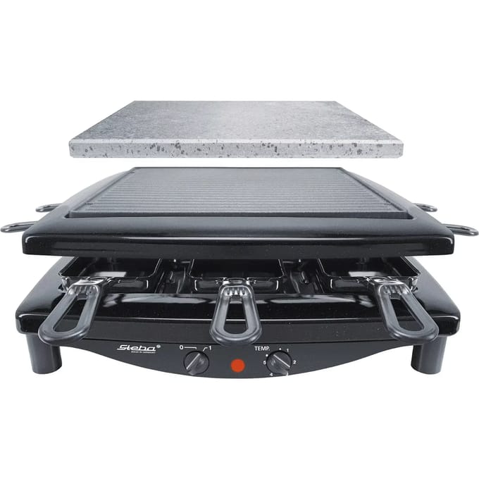 Steba RC4Plus - Steengrill - Gourmetset - 8 personen - 29 x29 cm - made in Germany