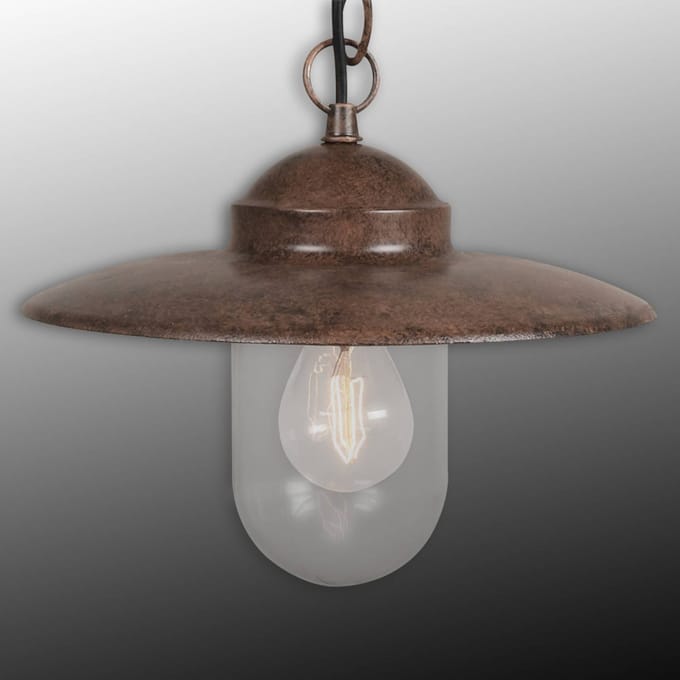 Nordlux Luxembourg 72805009 Hanglamp voor buiten E27 Roest