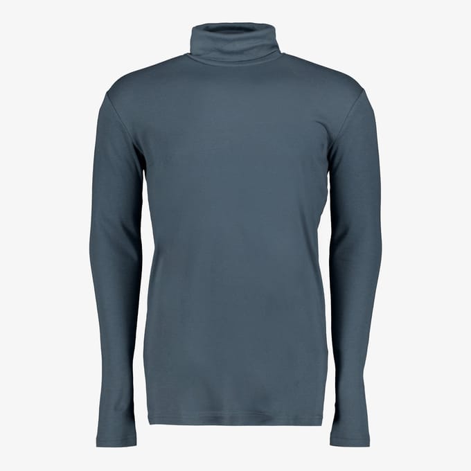 Mountain Peak heren thermoshirt met rollneck blauw - Maat M