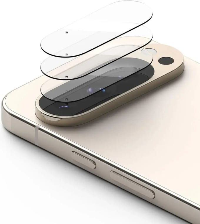 Ringke Camera Lens Protector Geschikt voor Google Pixel 9 Pro XL - Tempered Glass - Case Friendly - 3-Pack
