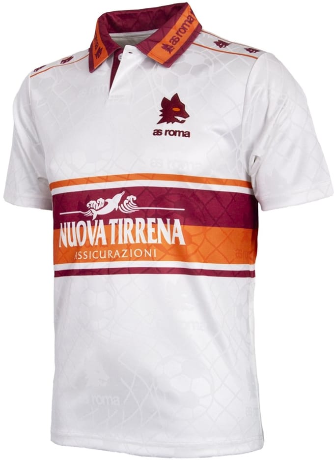 COPA - AS Roma 1994 - 95 Retro Uit Voetbalshirt - Heren - XS