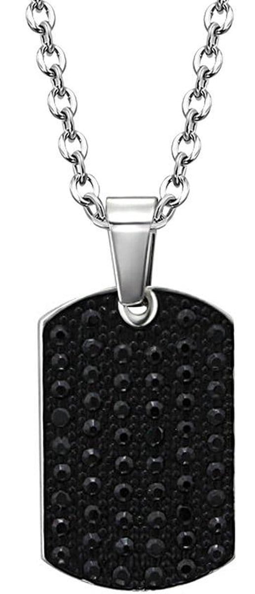 Amanto Ketting Baha - 316L Staal - Tag - 19x30mm - 60cm