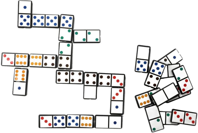 Toi-Toys Domino game on Numbers or Color
