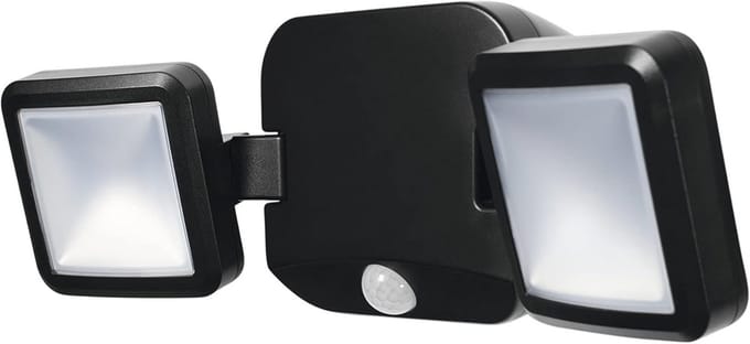 LED Wand- en Plafondlamp Buiten, Bewegingssensor, Oplaadbare Spotlight