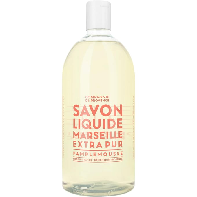 Savon de Marseille vloeibare handzeep Extra Pur Pamplemousse 1 liter navulling