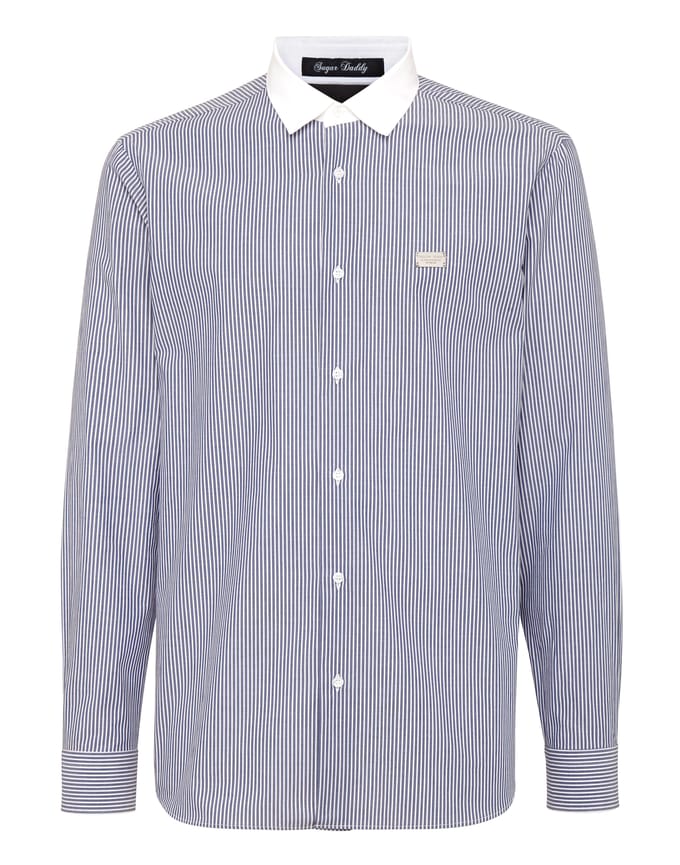 Overhemd Slim Fit Skull And Plein