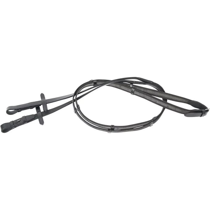 Harry's Horse Teugels  supergrip met stops  full  Zwart