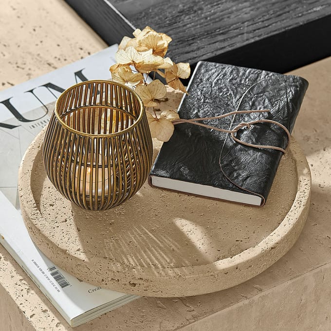 LOBERON Dienblad Caleneuve beige
