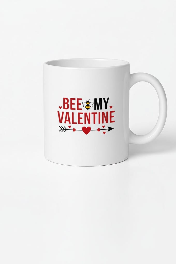 Valentijn Mok Bee My Valentine | Bij Design | Romantisch Cadeau