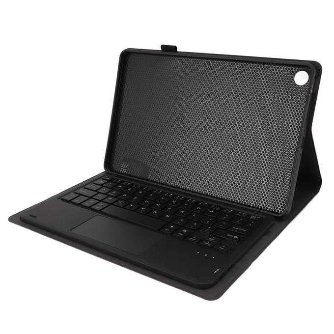 Beschermhoes voor Toetsenbord voor Fire Maximum 11 11.0 Inch Tablet 7 Kleuren Achtergrondverlichting Afneembaar BT black