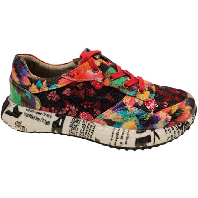 Laura Vita Burton 45 Grenat Dames Sneakers - Multi - 37