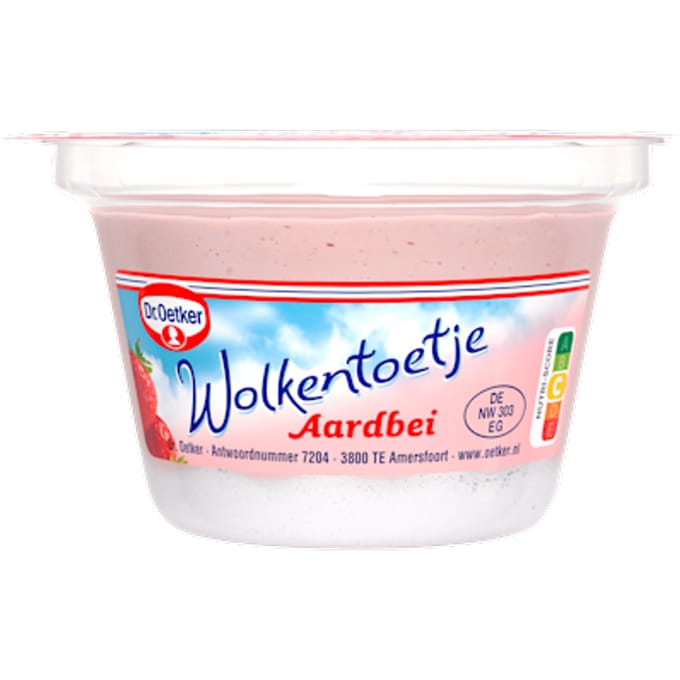 Wolkentoetje Aardbei